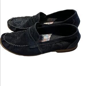 Stacy Adams Blue Suede Shoes